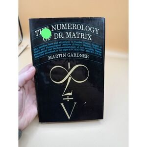 Vintage 1967 The Numerology of Dr Matrix Martin Gardner First Printing Hardcover